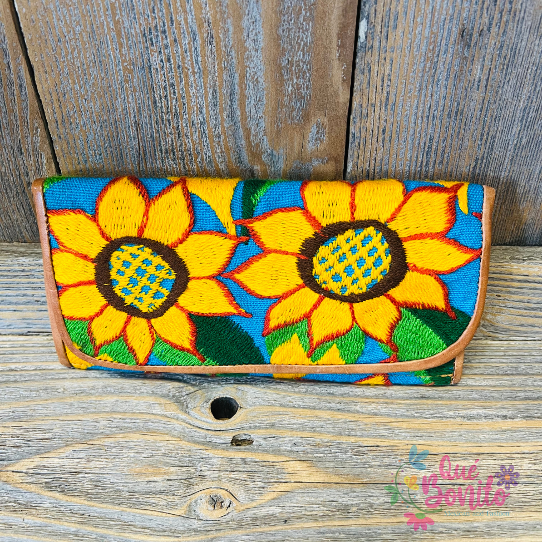 Floral Wallets Unique Styles Que Bonito Mexican and Fashion