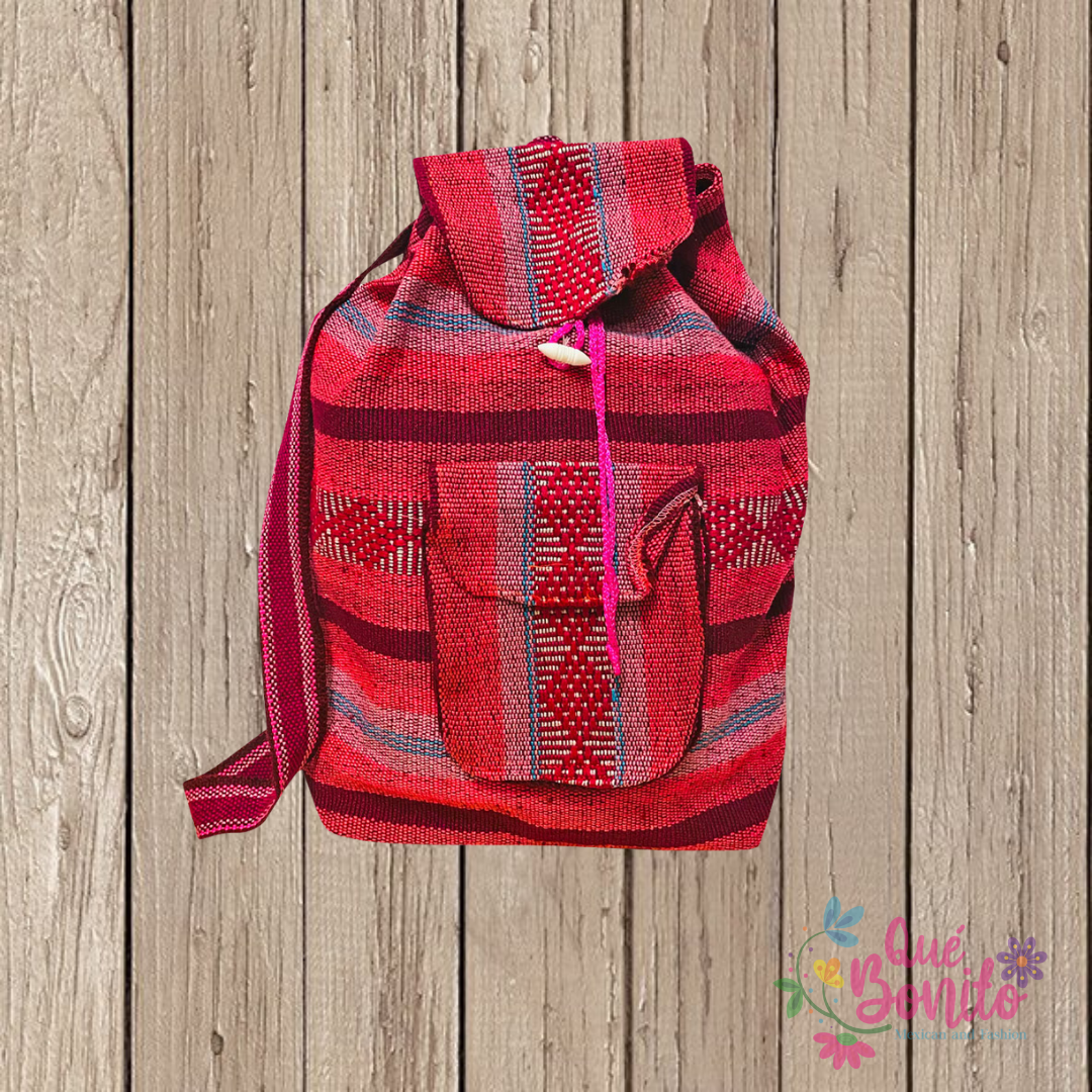 Traditional Back Pack Que Bonito Mexican and Fashion