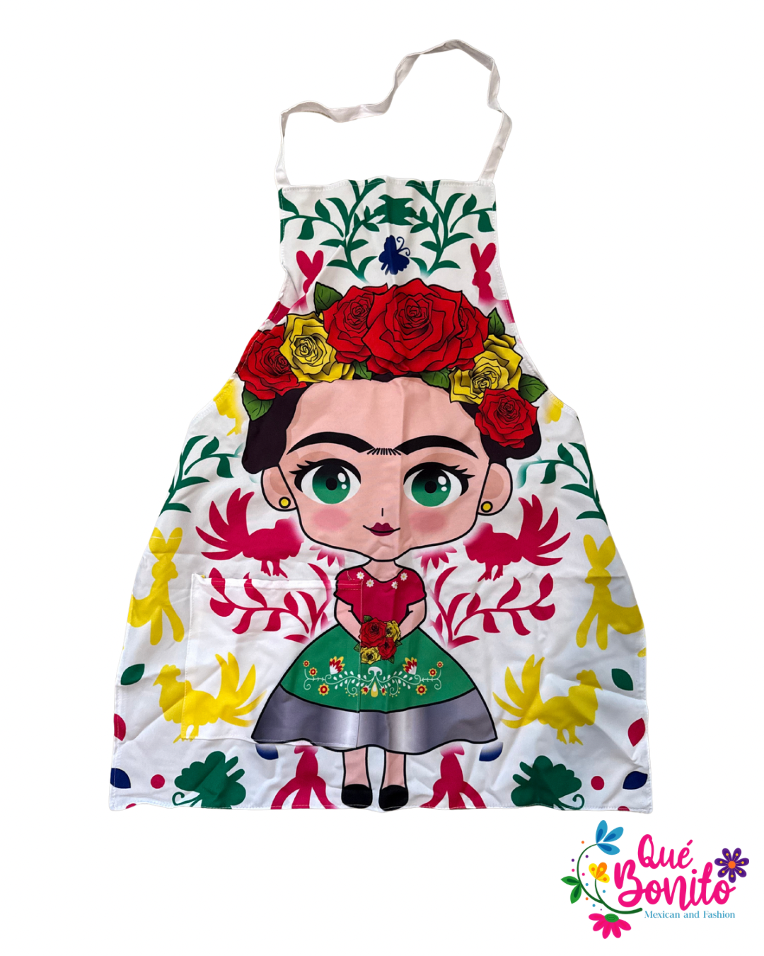 Water Proof Frida Apron with Strings one Pocket One Size