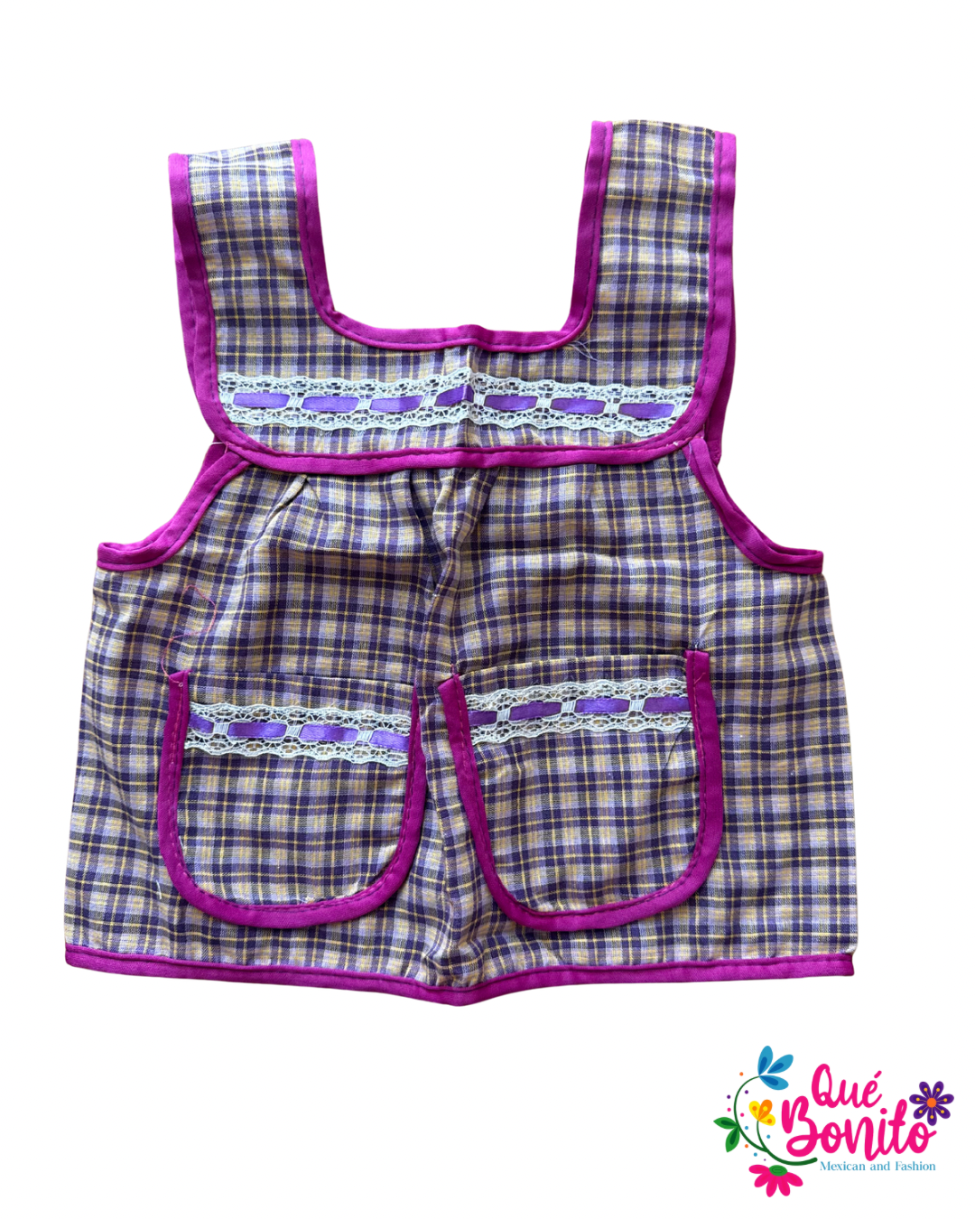 Size 2T Apron for Girls w/Pockets