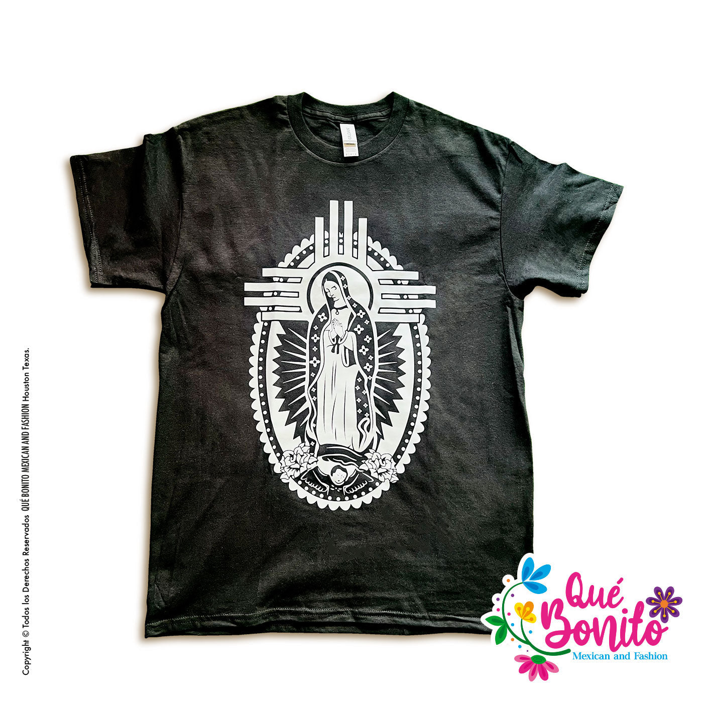 T-Shirts Design Cotton Crew Neck Guadalupana