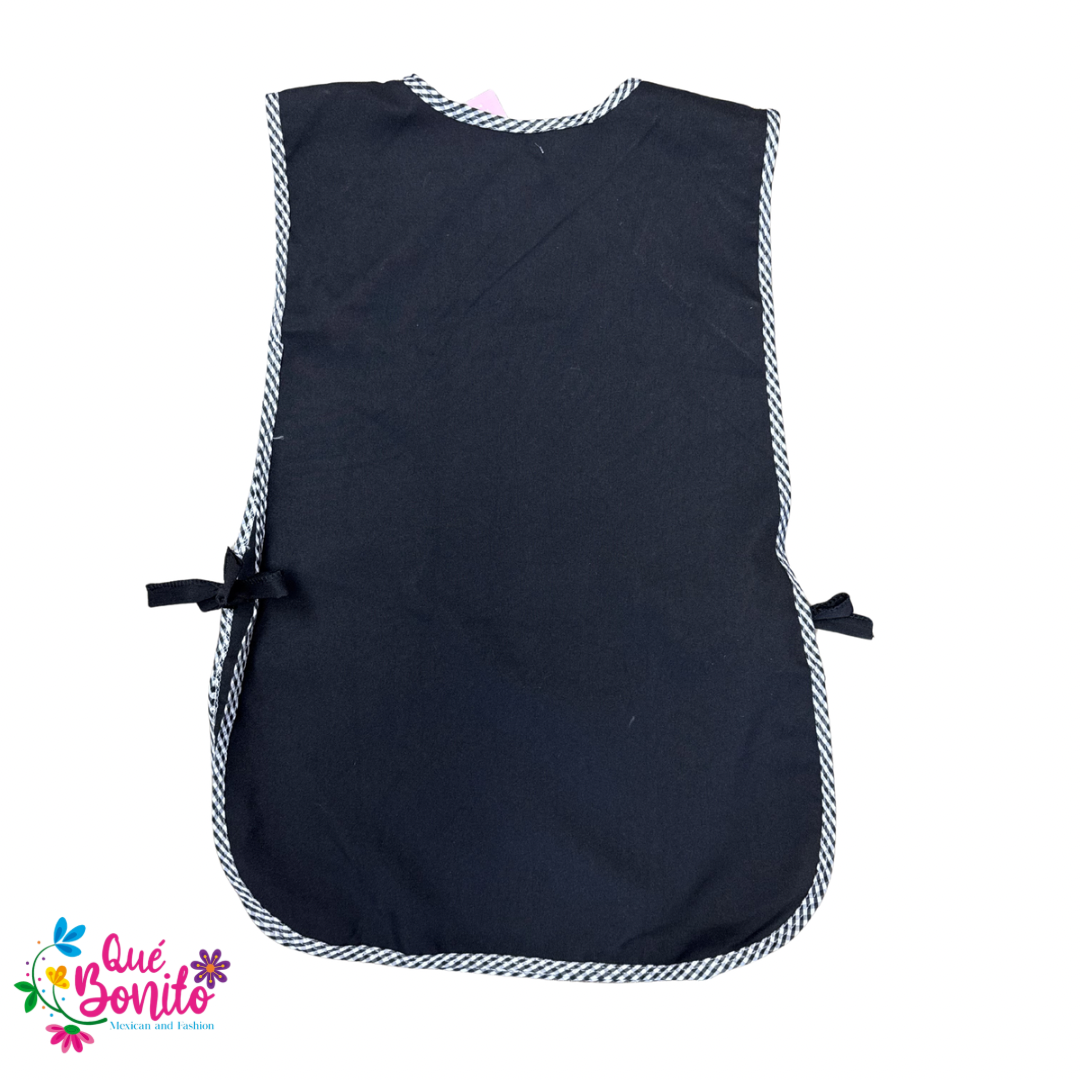 Catalina Polyester Apron Both Sides with Strings on the Side with Three Pockets and Zipper