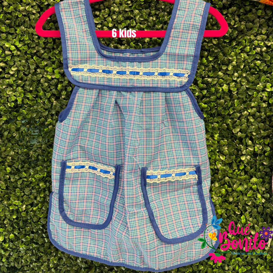 Size 6T Apron for Girls w/Pockets