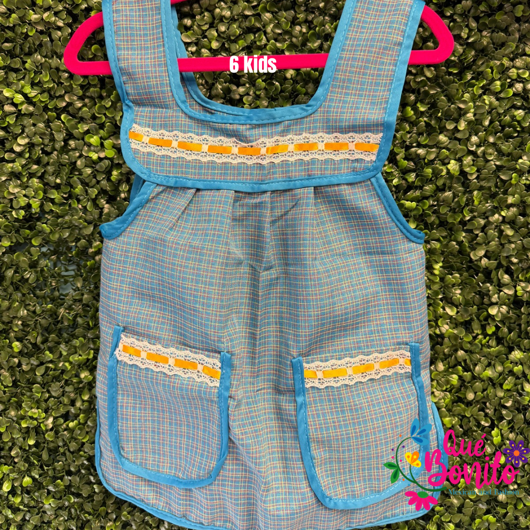 Size 6T Apron for Girls w/Pockets