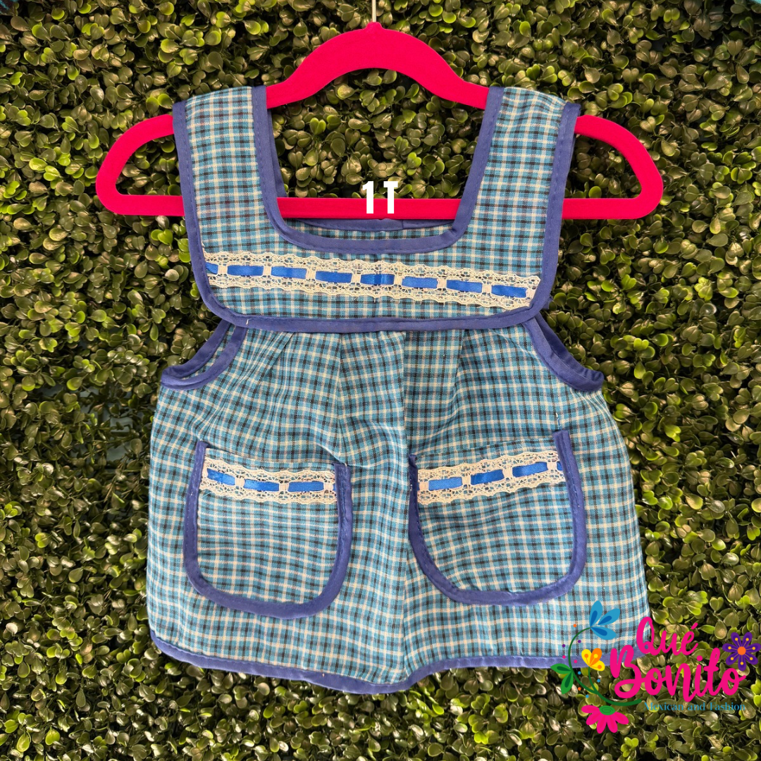 Size 2T Apron for Girls w/Pockets