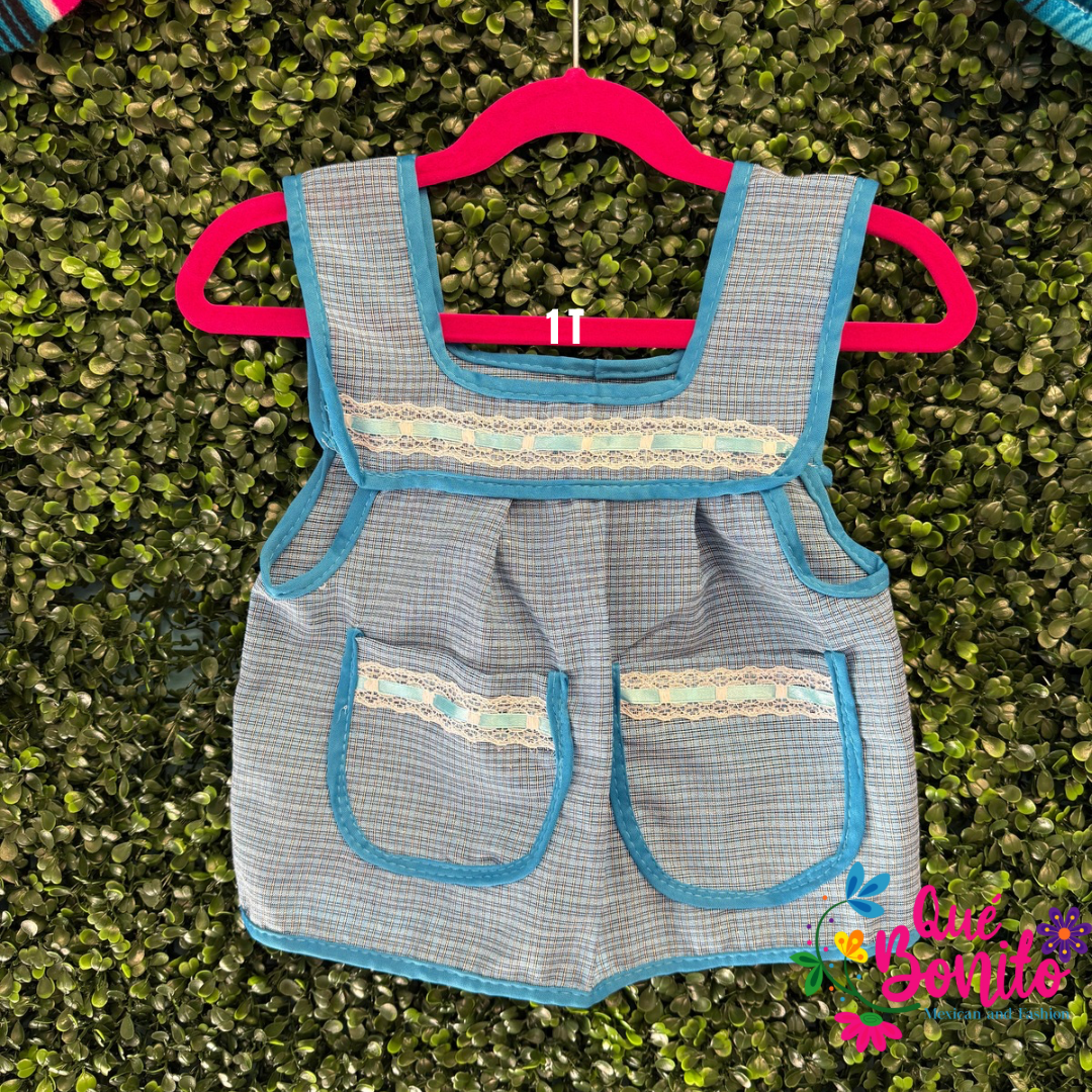 Size 2T Apron for Girls w/Pockets