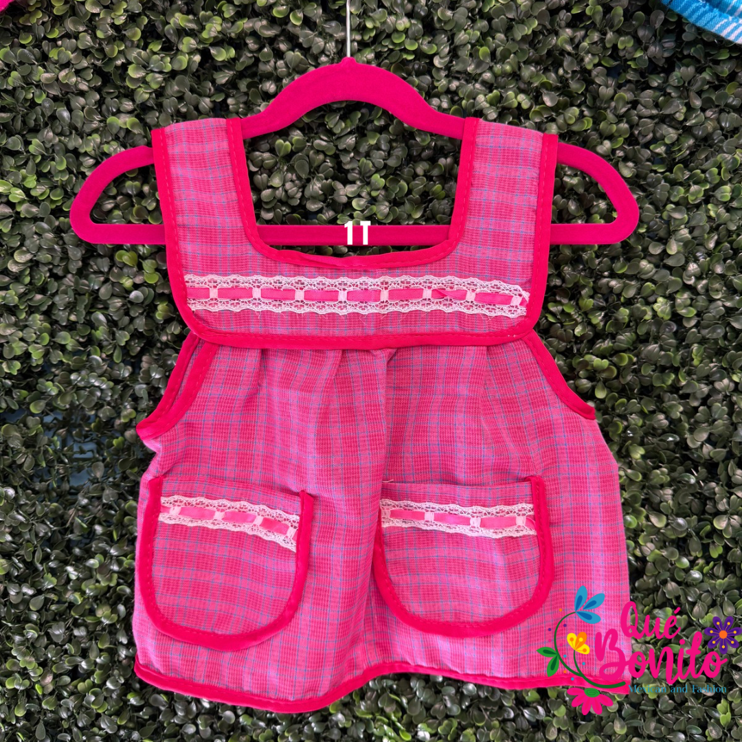Size 2T Apron for Girls w/Pockets