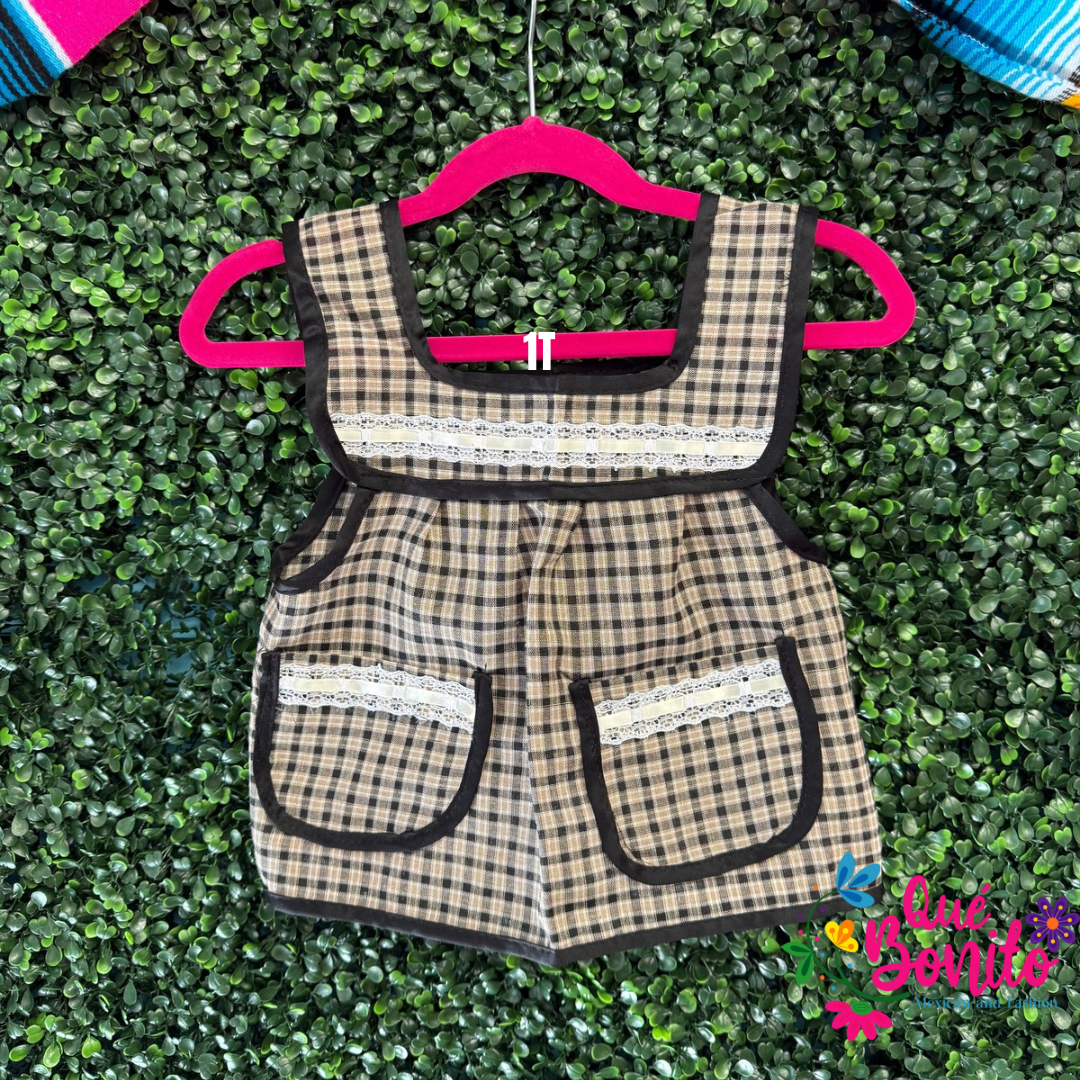 Size 2T Apron for Girls w/Pockets