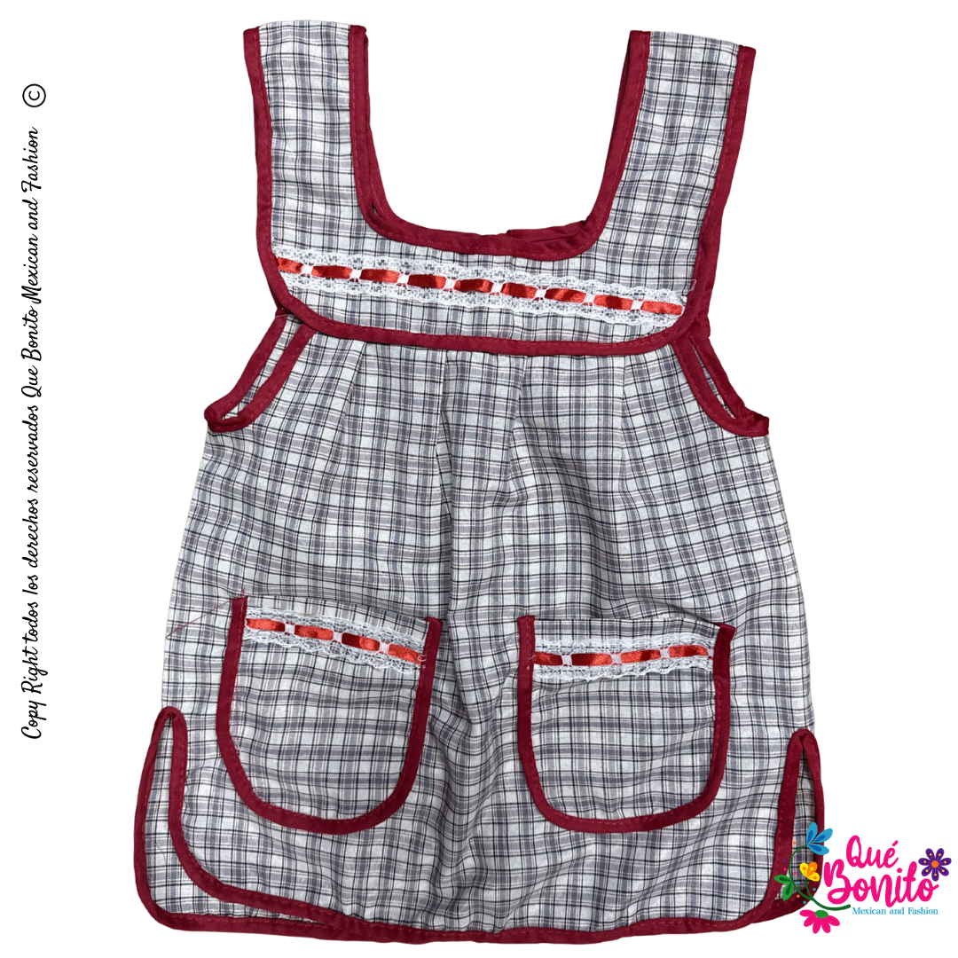 Size 6T Apron for Girls w/Pockets