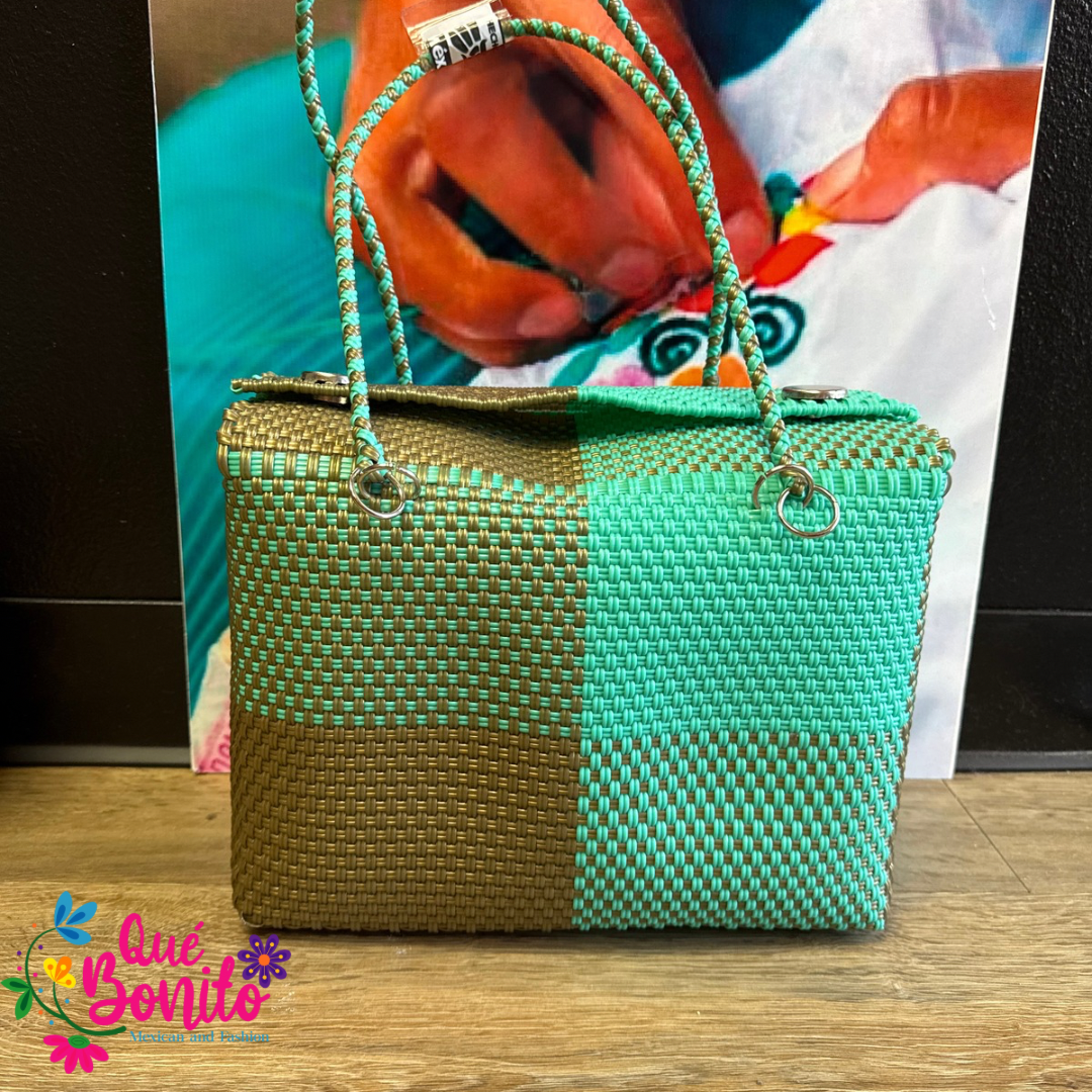 Lunch Box Hand Woven Recycled Plastic Hand Crafted