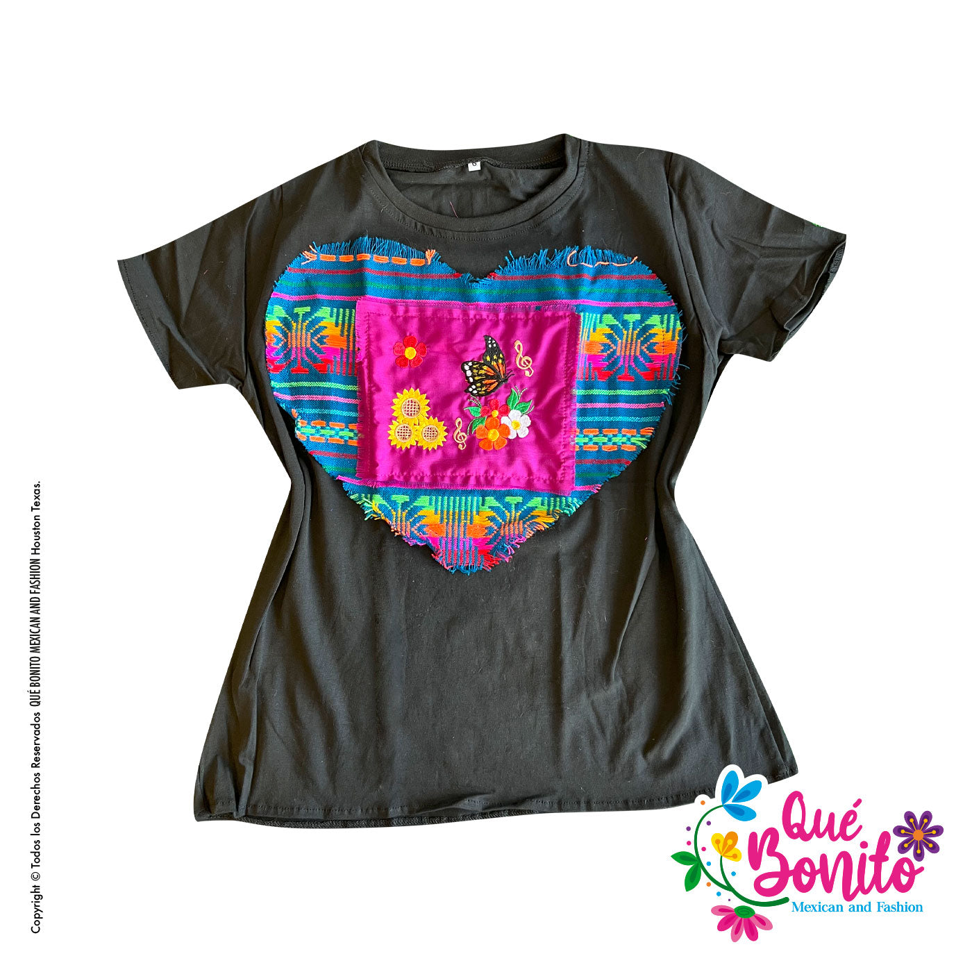Mi Corazón Shirt Que Bonito Mexican and Fashion