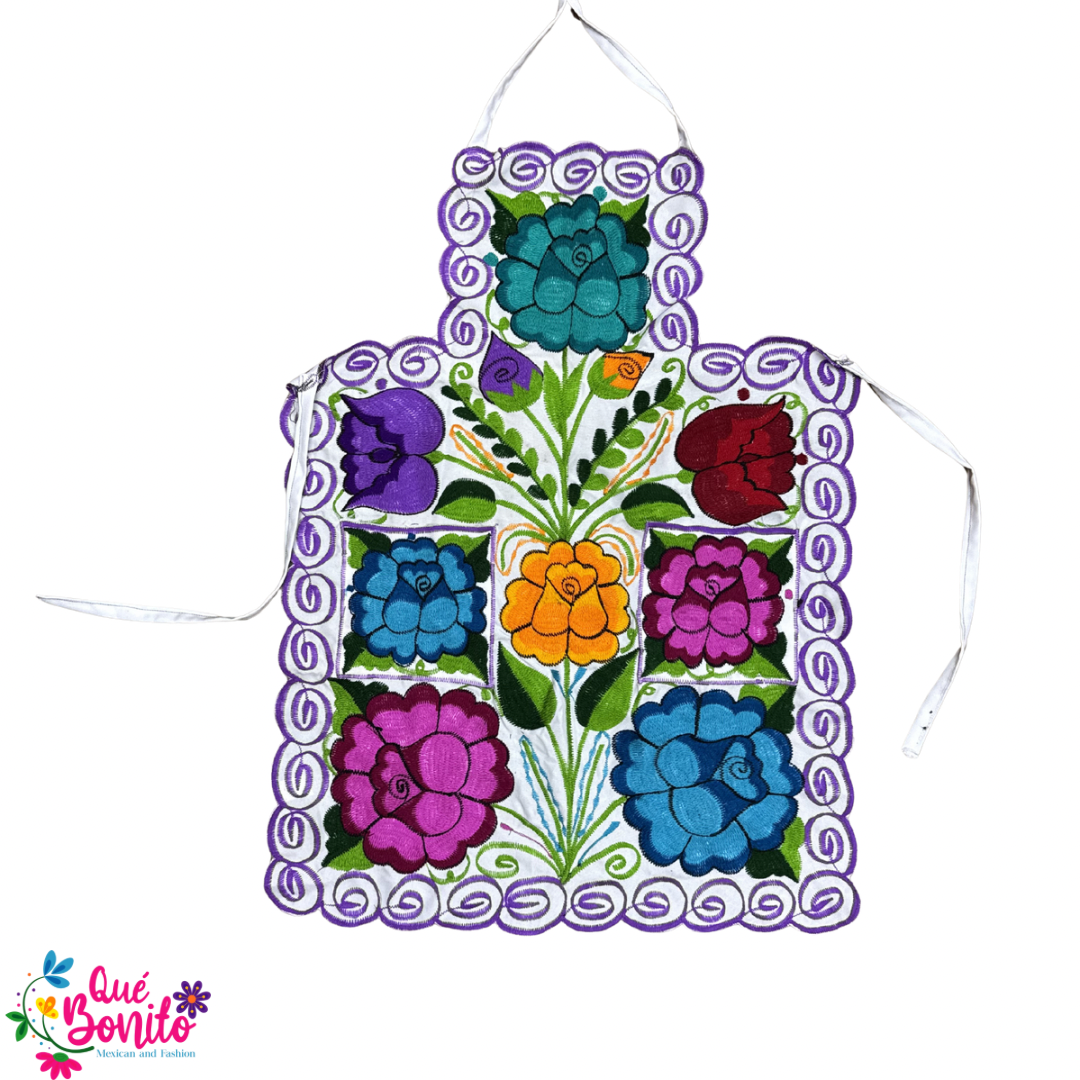 Floral Apron One Size with Adjustable Straps