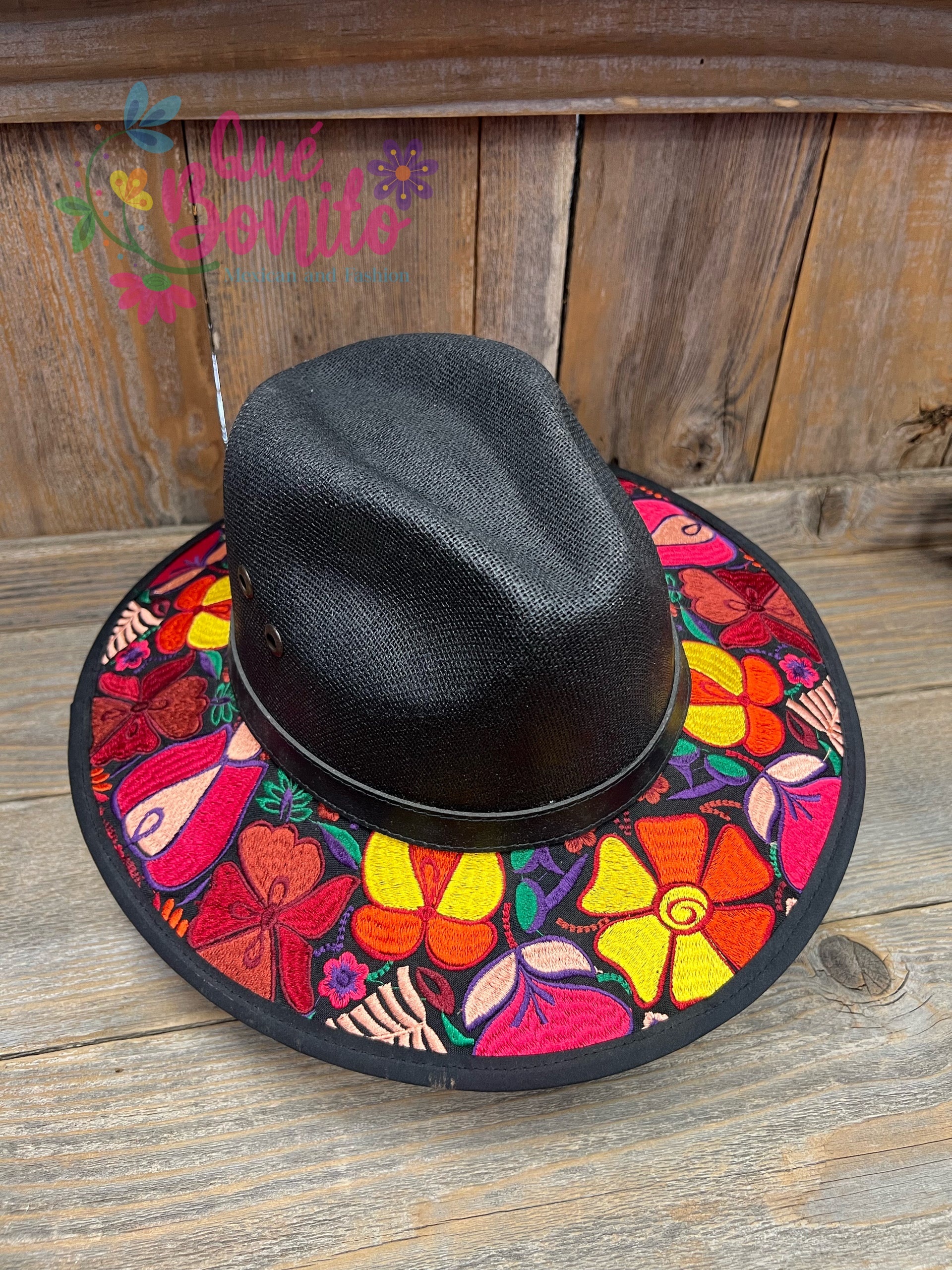 Xiomara Embroidered Hat Que Bonito Mexican and Fashion