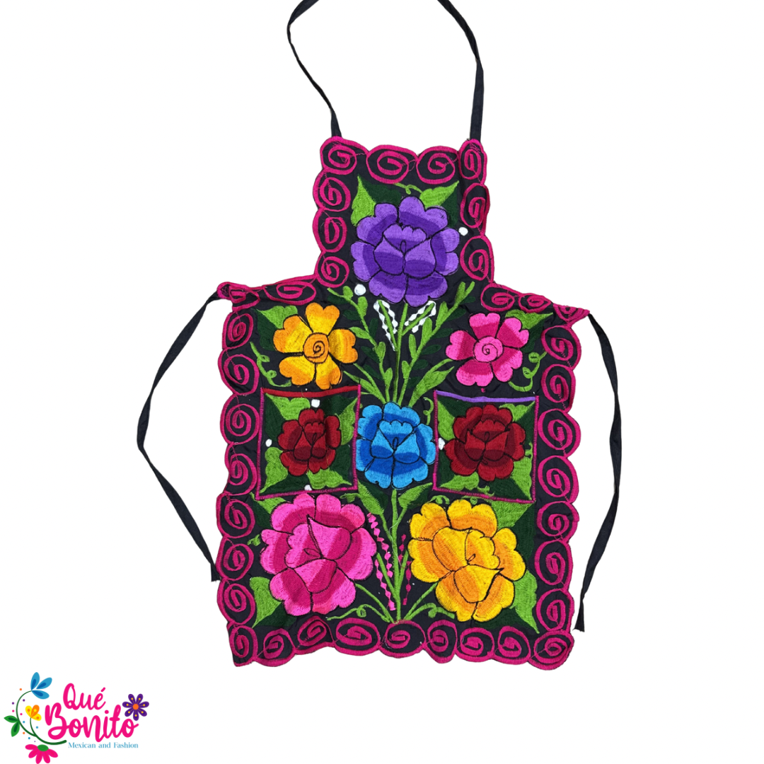 Floral Apron One Size with Adjustable Straps