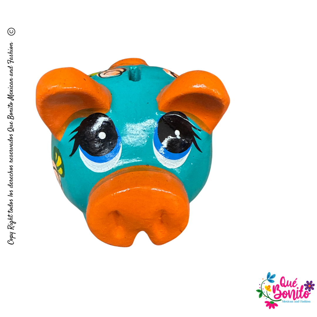 My First Piggy Bank Ceramic Hand Crafted 3.5”