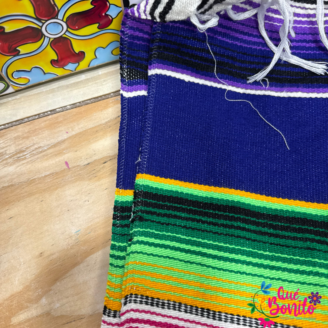 Traditional Sarape Poncho One Size