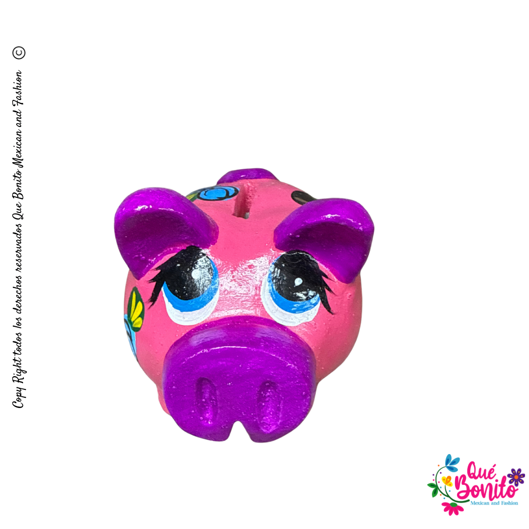 My First Piggy Bank Ceramic Hand Crafted 3.5”
