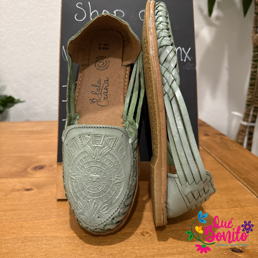 Hand Crafted Leather Huarache Size 8 USA