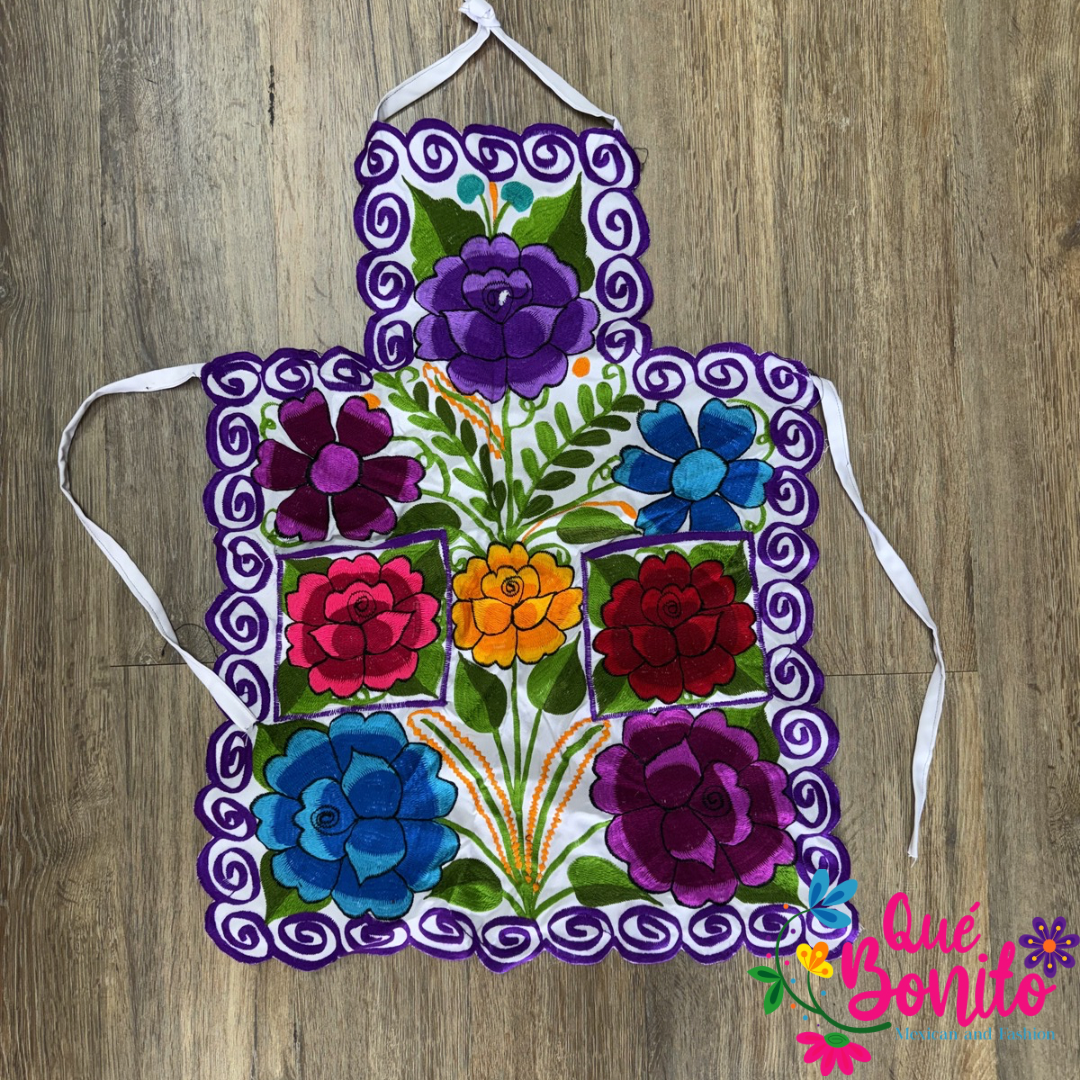 Floral Apron One Size with Adjustable Straps