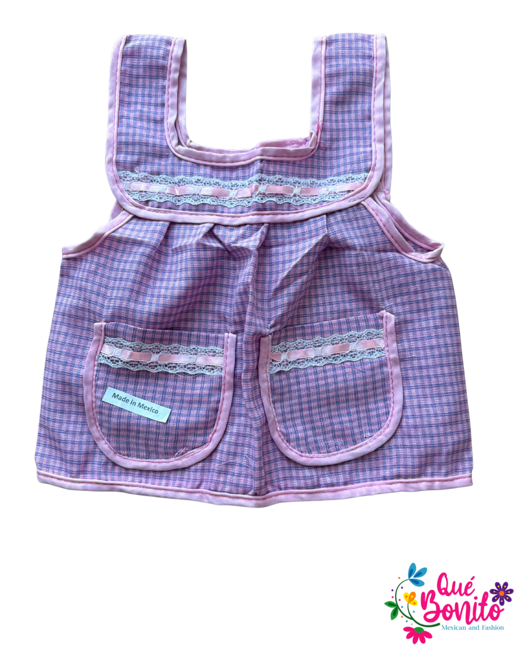 Size 2T Apron for Girls w/Pockets