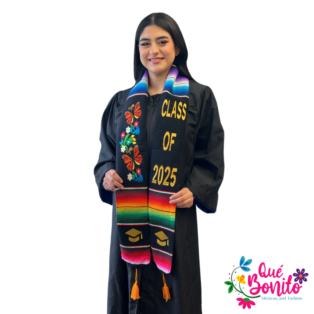 2025 Authentic Embroidered Graduation Sash