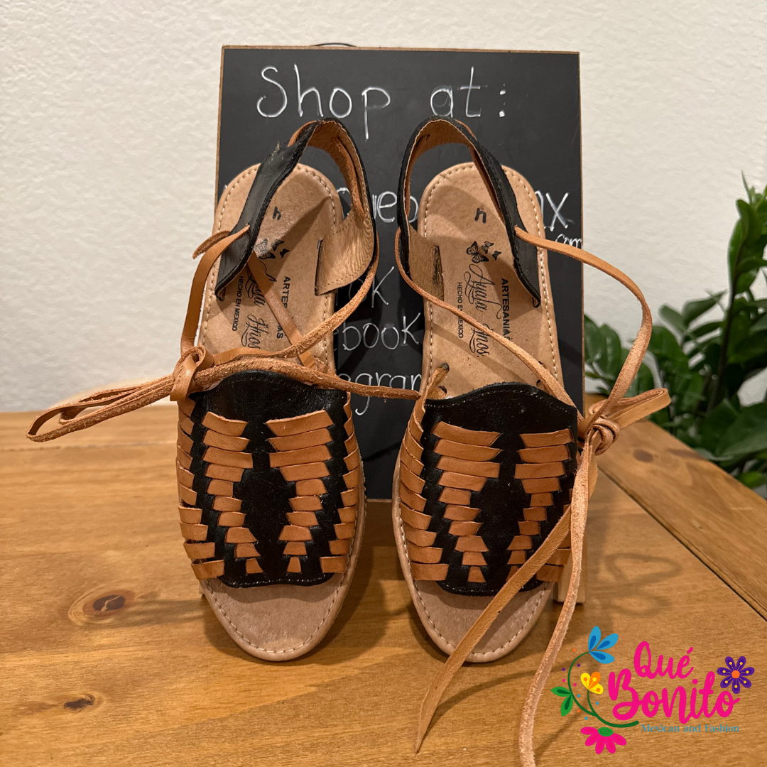 Hand Crafted Leather Huarache size 6 USA