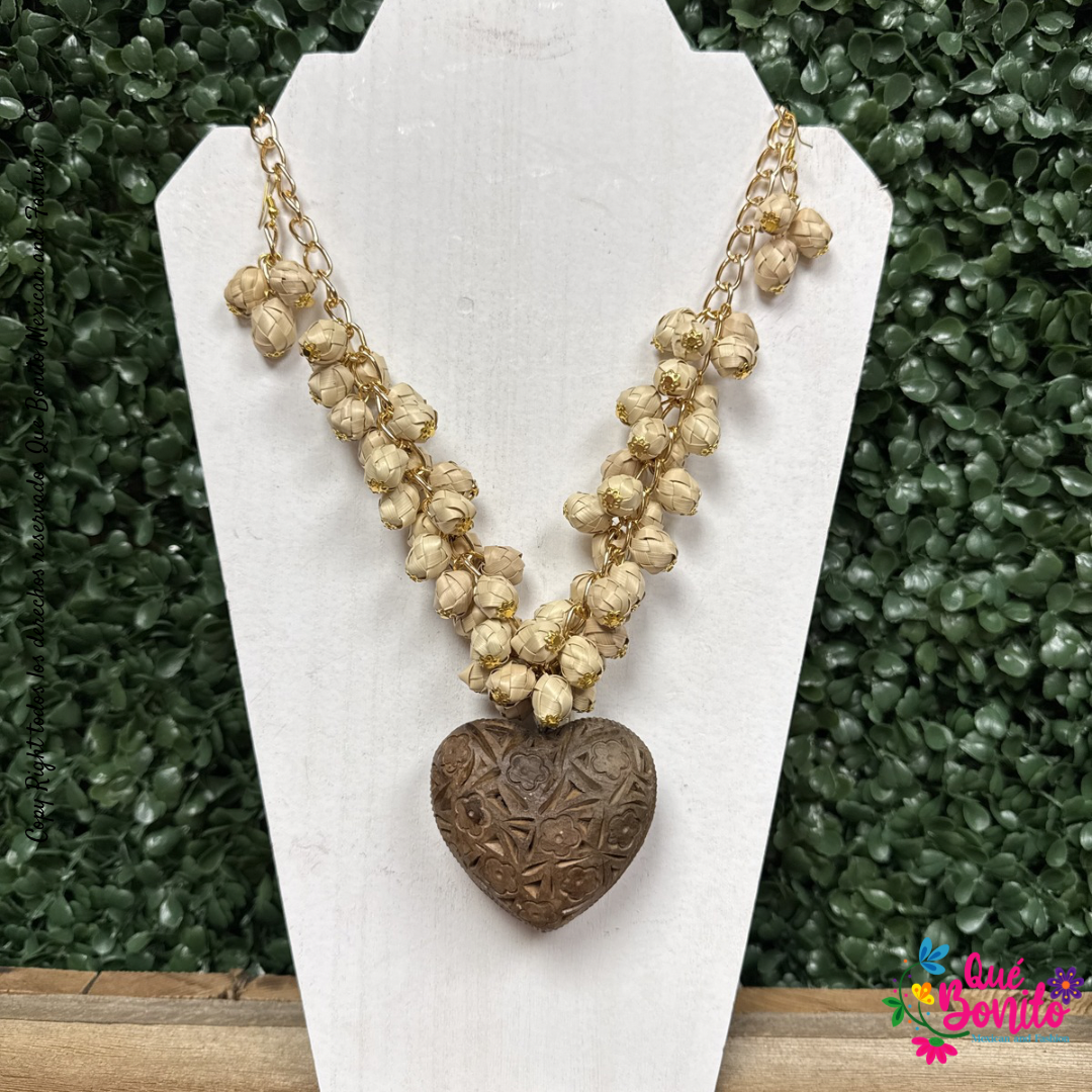 Heart Necklace Handcrafted Versatile Styles One Size