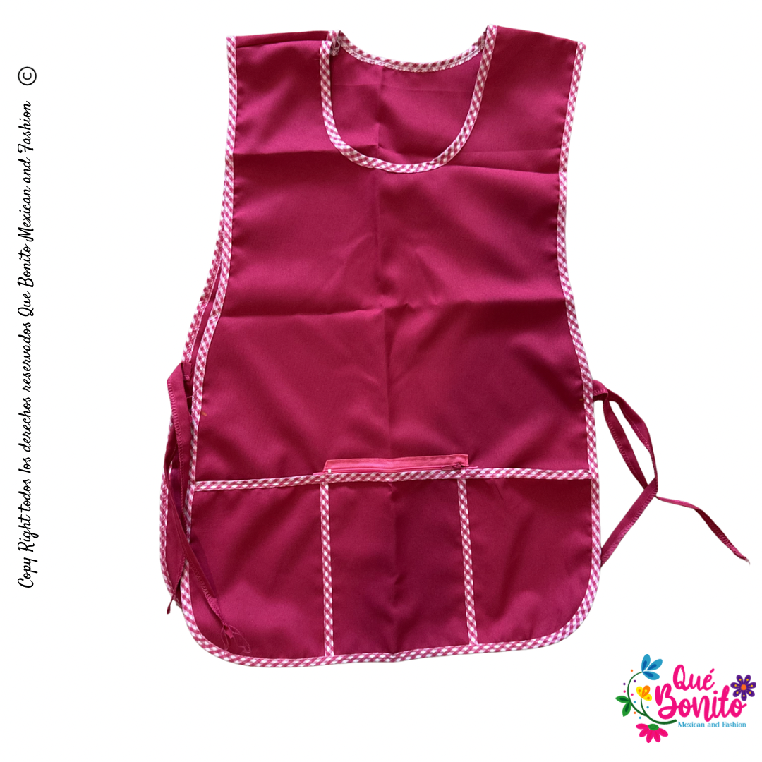 Teresa Polyester Apron Both Sides with Strings on the Side