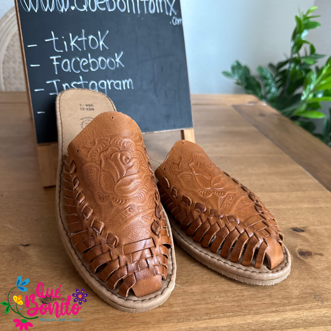 Sueco Tan Huarache Que Bonito Mexican and Fashion
