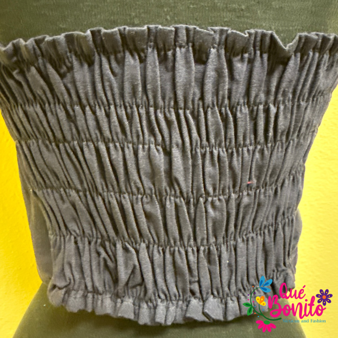 Embroidered Corset One Size Que Bonito Mexican and Fashion