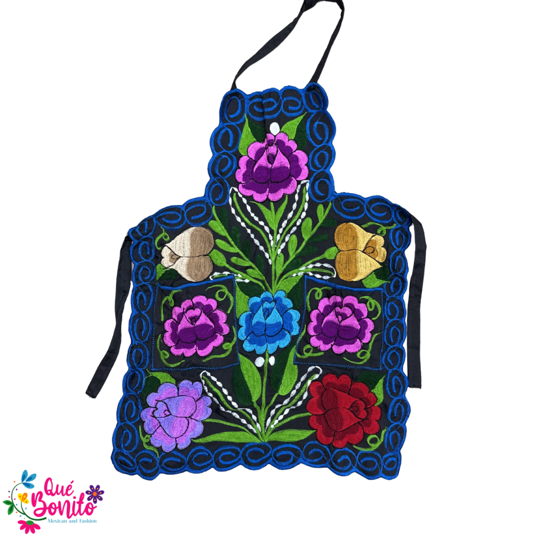 Floral Apron One Size with Adjustable Straps