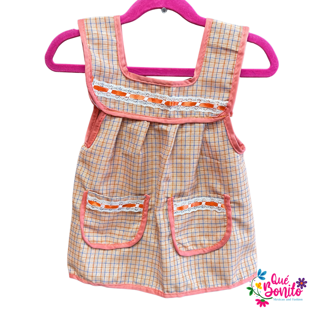 Size 2T Apron for Girls w/Pockets
