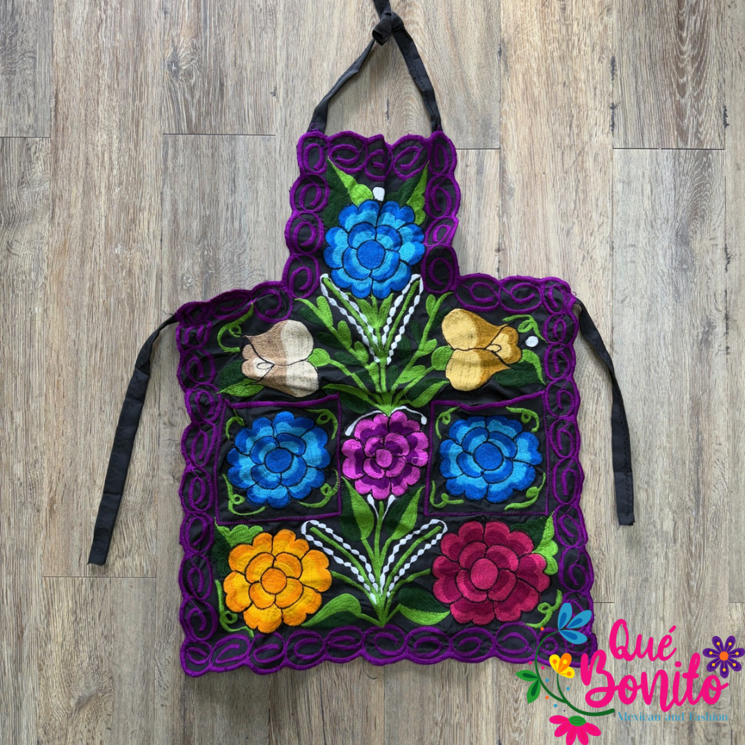 Floral Apron One Size with Adjustable Straps
