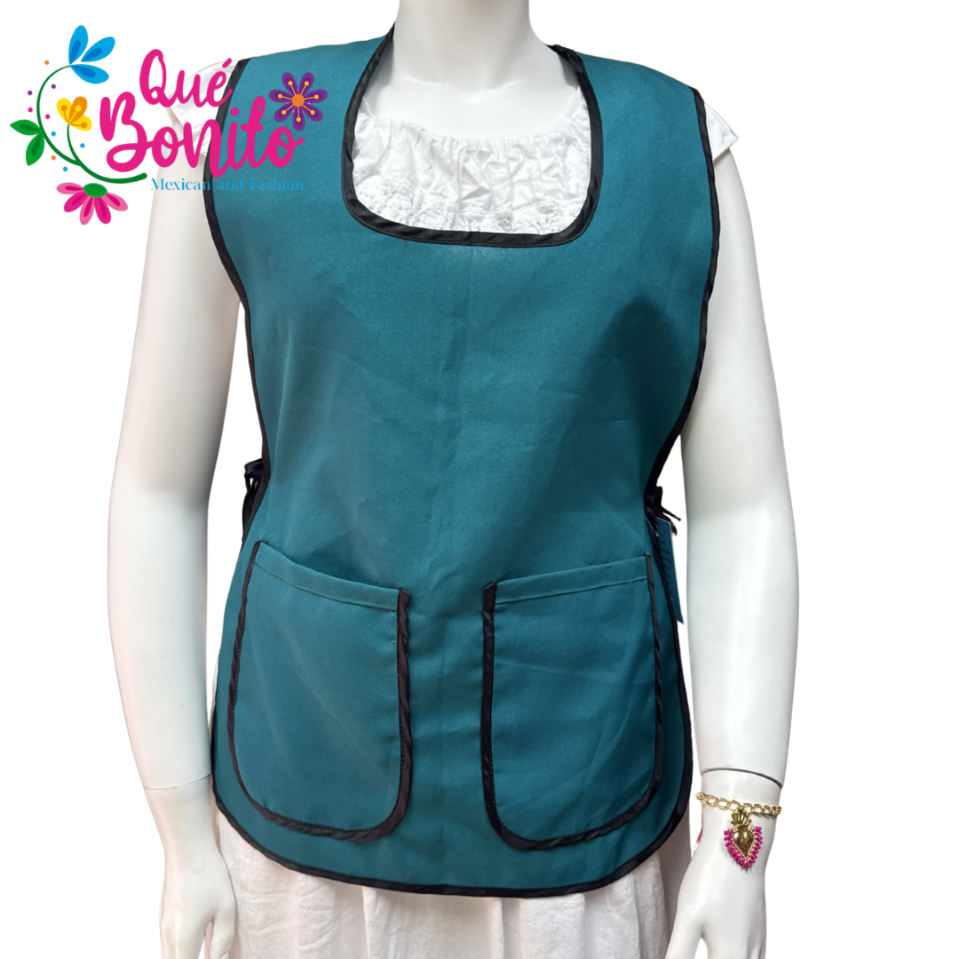 Teresa Polyester Apron Both Sides with Strings on the Side