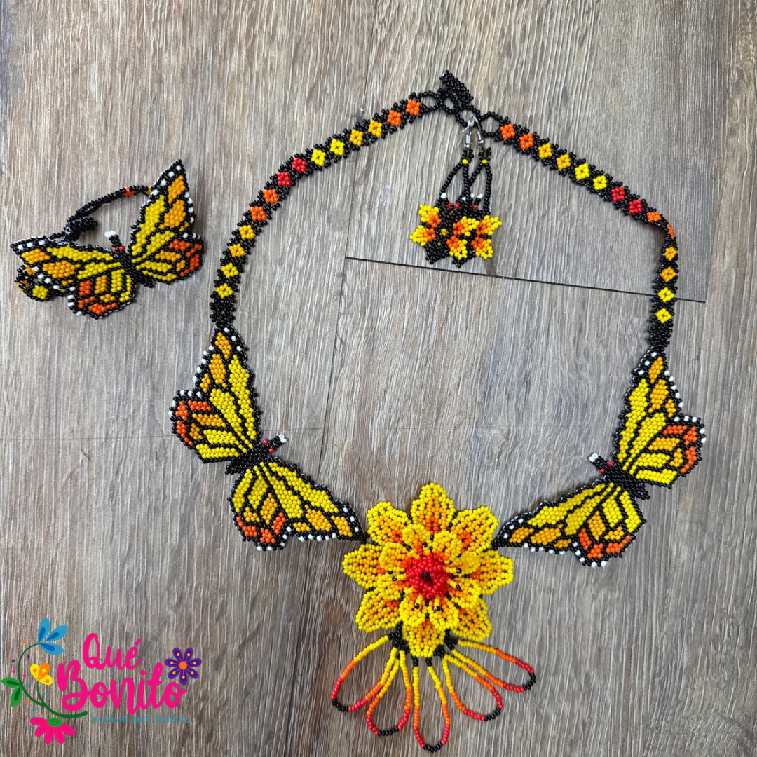 Necklace Set Different Colors and Styles Hand Crafted with Beads