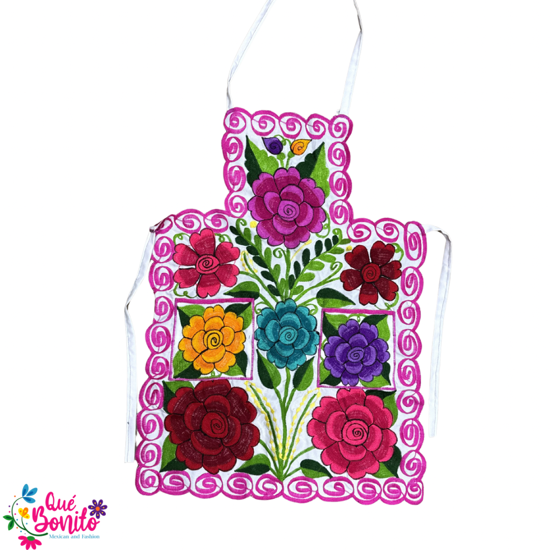 Floral Apron One Size with Adjustable Straps