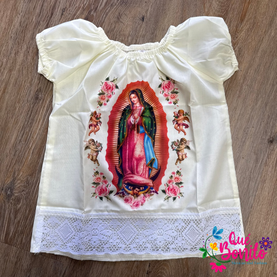 Dress for Girls Guadalupana for Celebrations