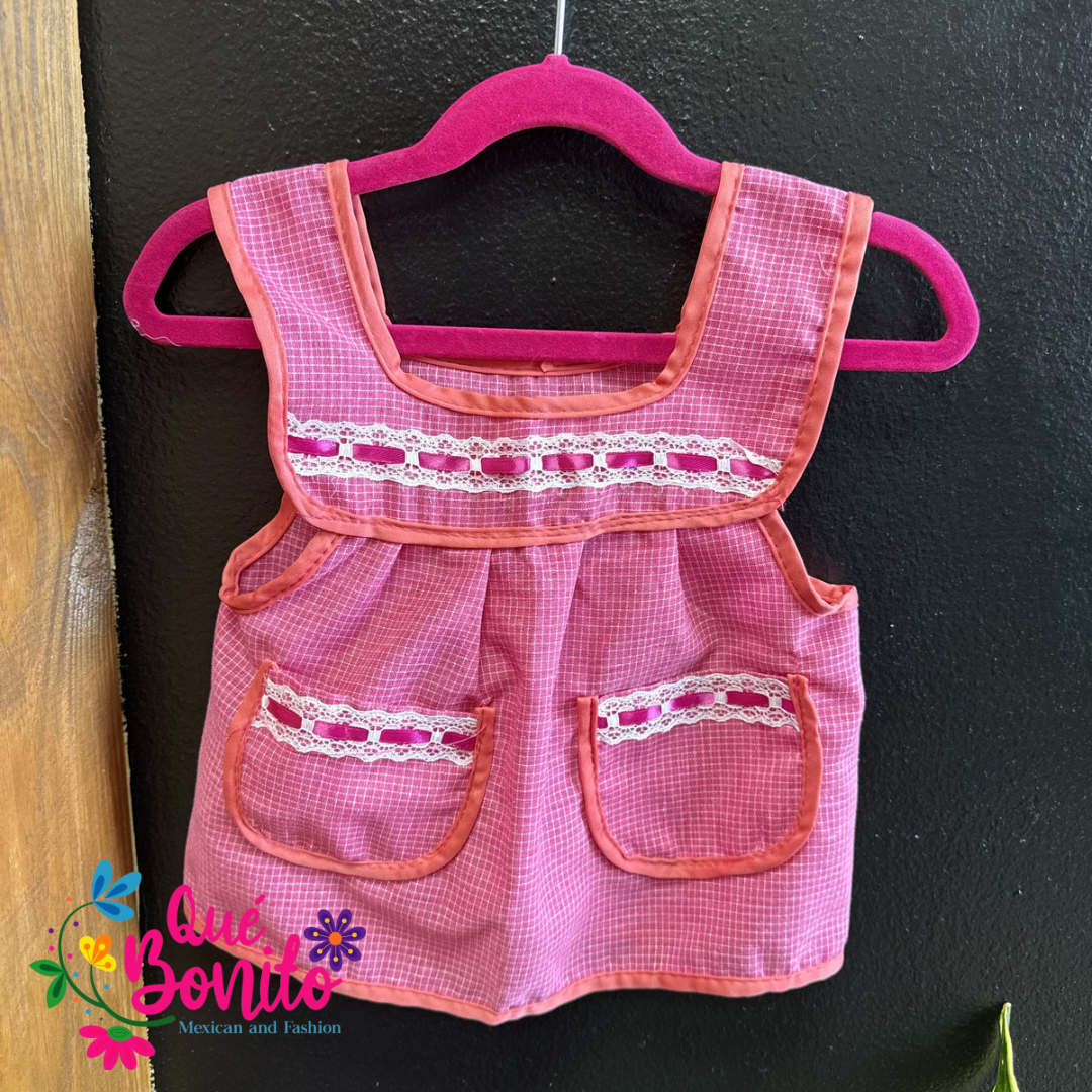 Size 2T Apron for Girls w/Pockets