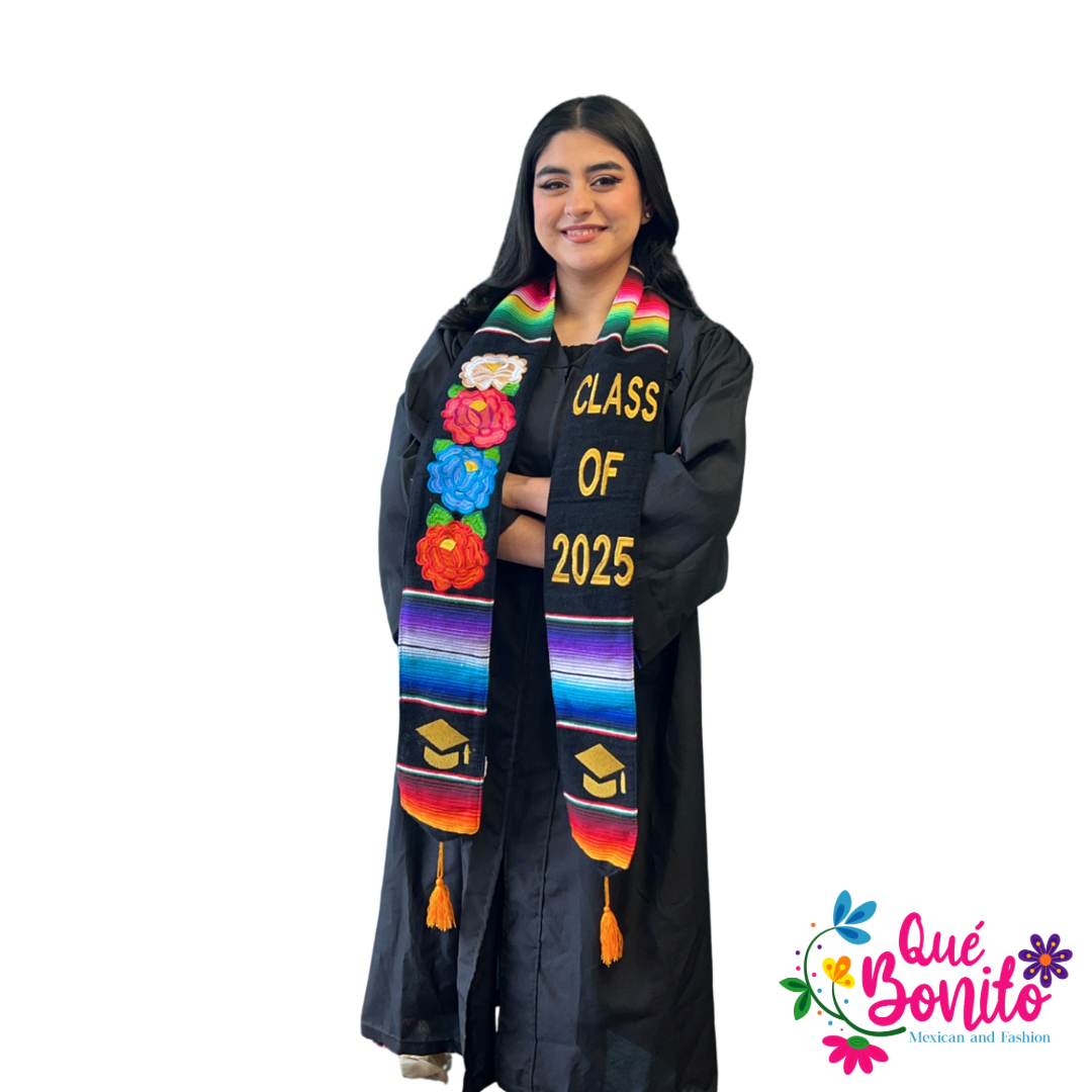 2025 Authentic Embroidered Graduation Sash