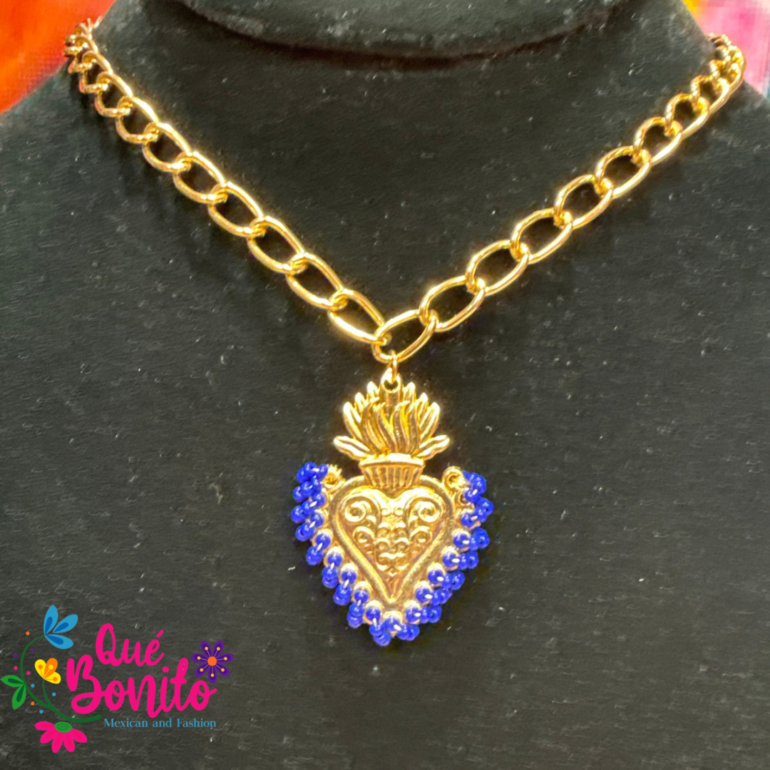 Unique Hand Crafted Set Earrings and Necklace