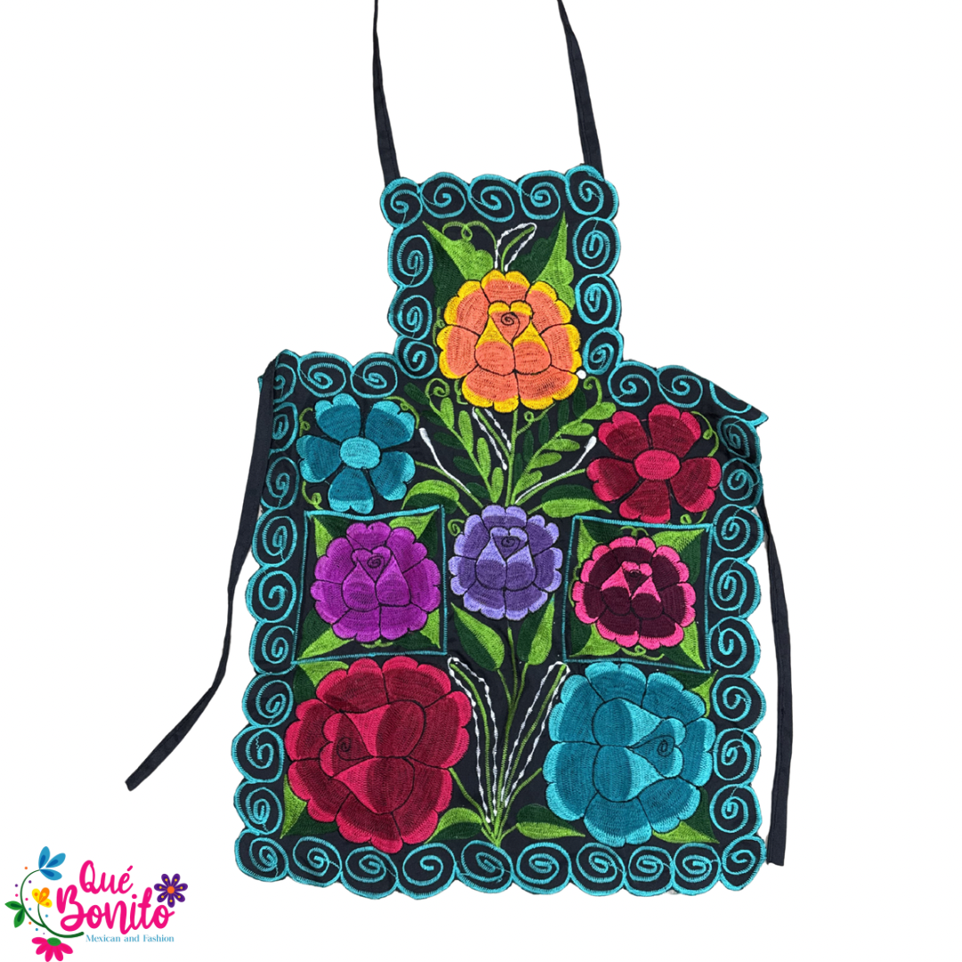 Floral Apron One Size with Adjustable Straps