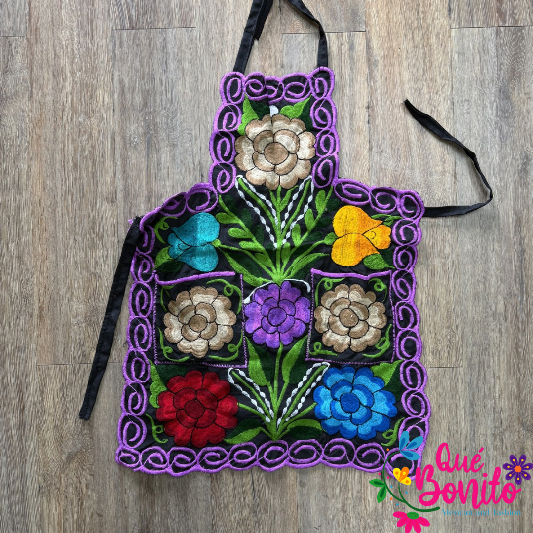 Floral Apron One Size with Adjustable Straps