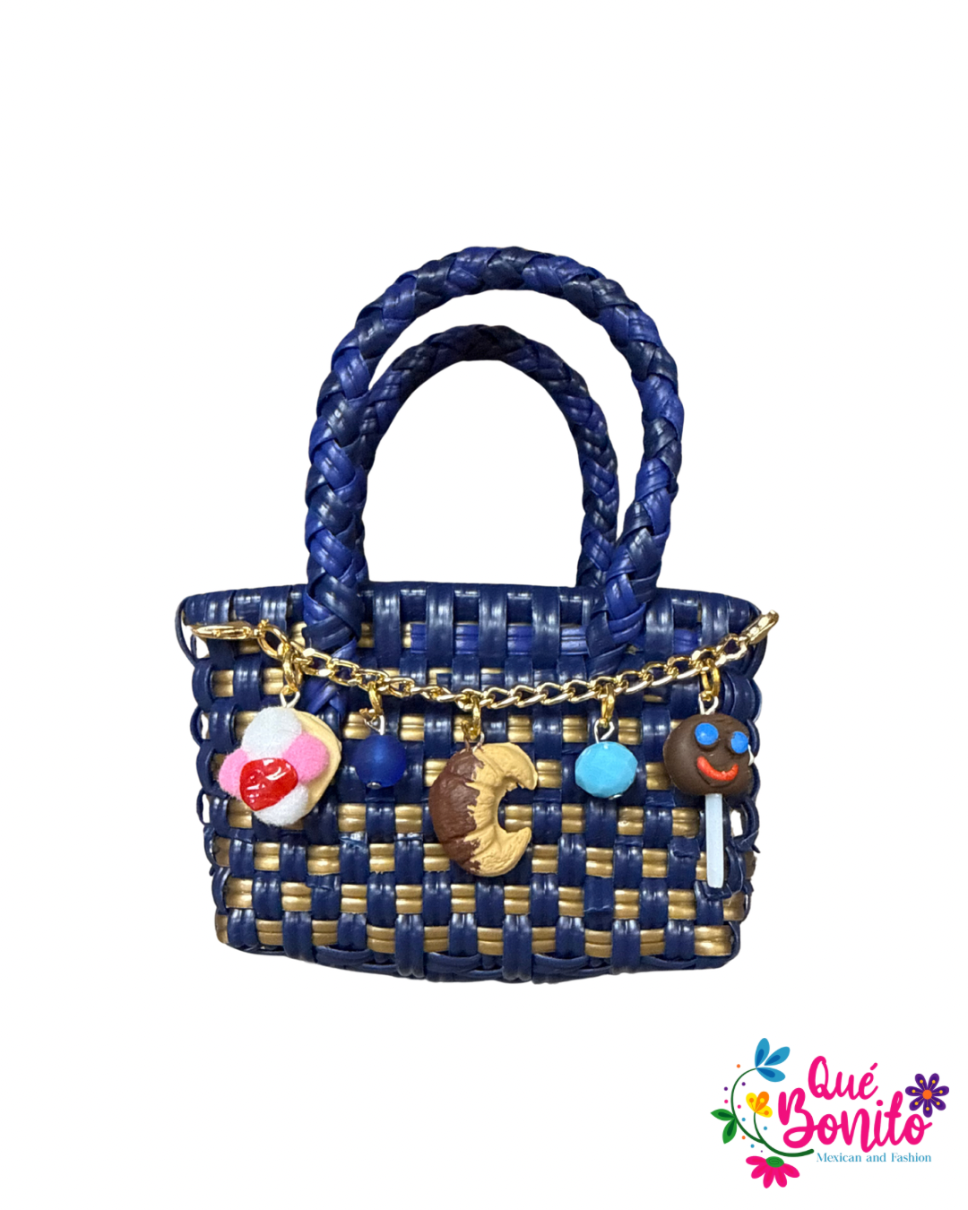 Little Hand Woven Bag with Chain