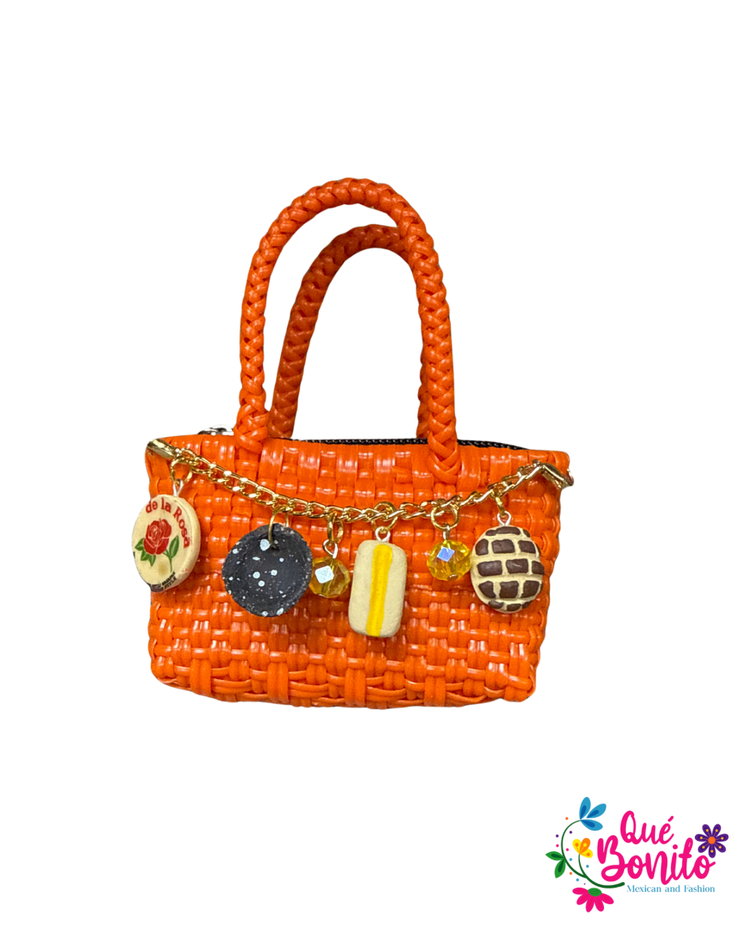 Little Hand Woven Bag with Chain