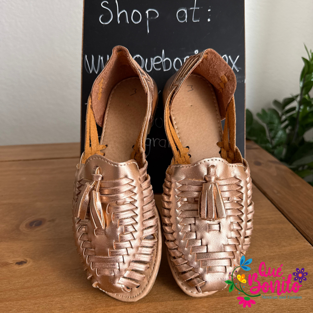 Hand Crafted Leather Huarache size 6 USA