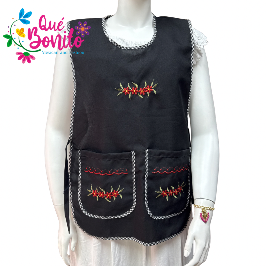 Teresa Polyester Apron Both Sides with Strings on the Side