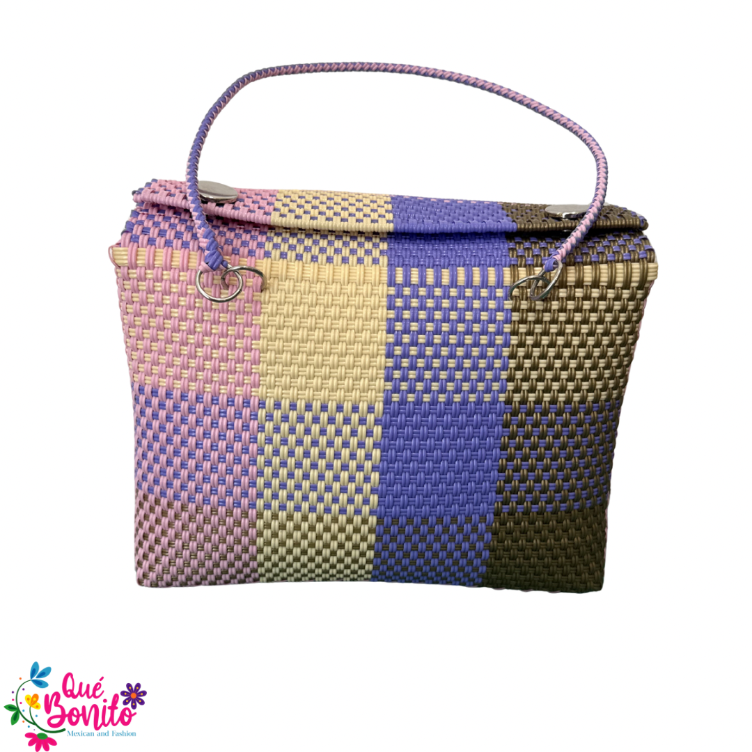 Lunch Box Hand Woven Recycled Plastic Hand Crafted