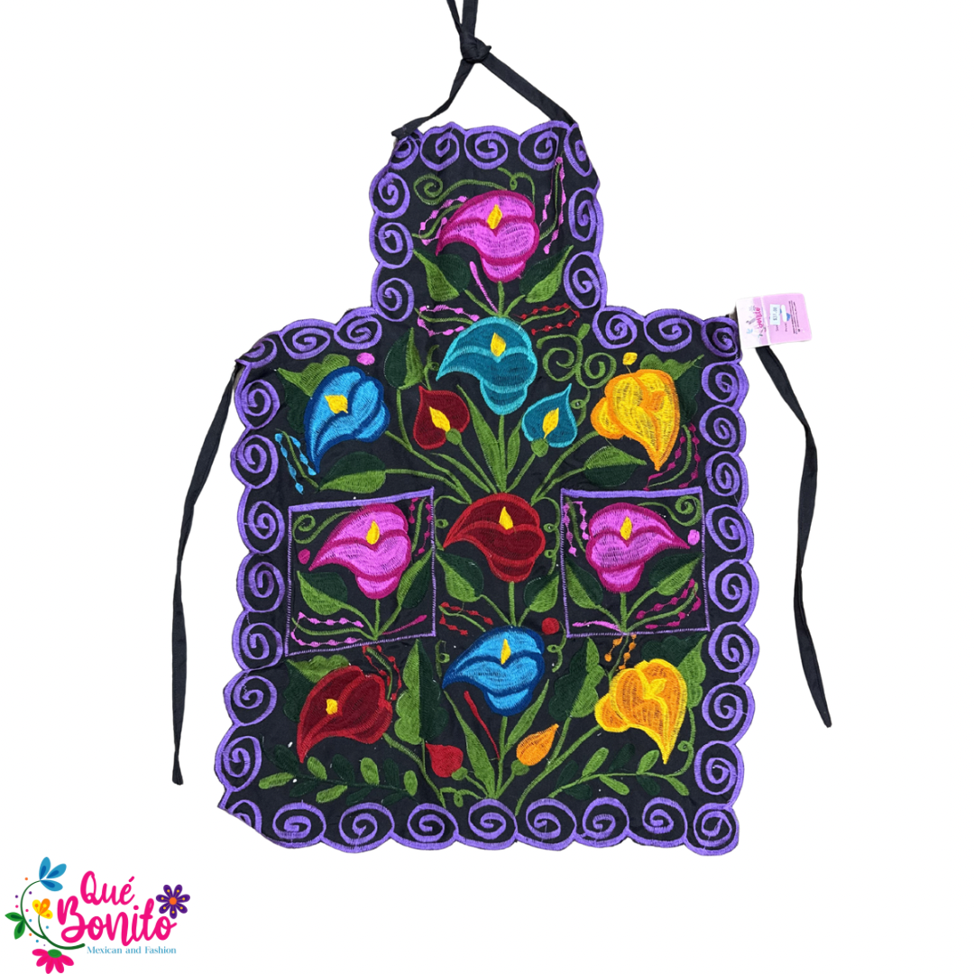Floral Apron One Size with Adjustable Straps