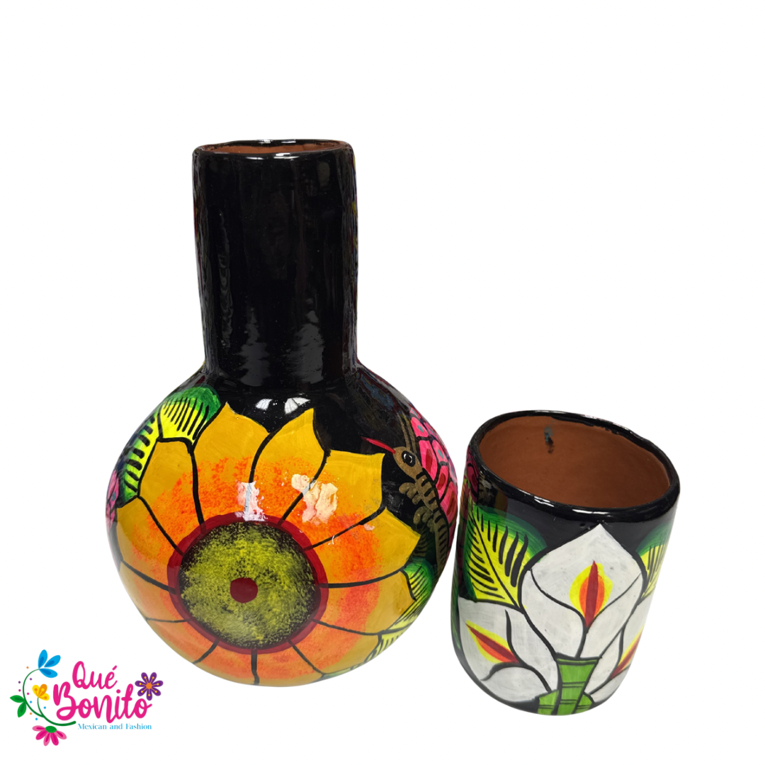 Vase with Cup for Water