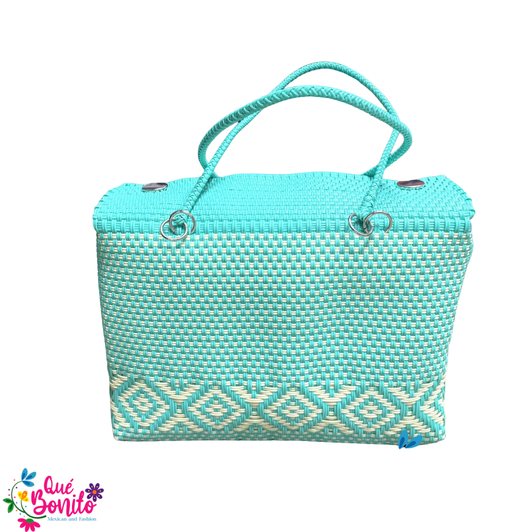 Lunch Box Hand Woven Recycled Plastic Hand Crafted